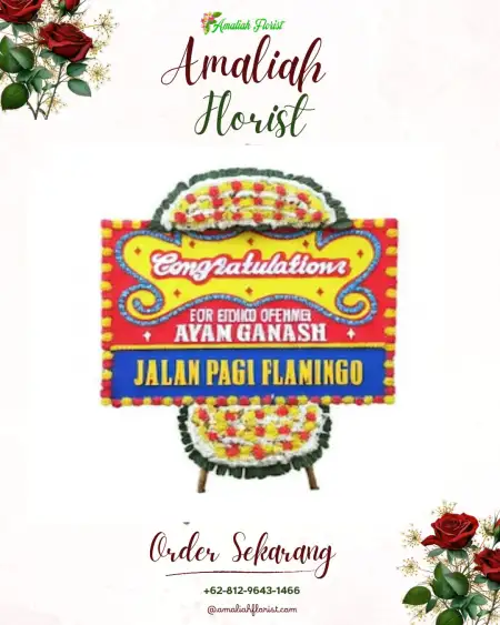 Sewa Papan Bunga Bangunasri